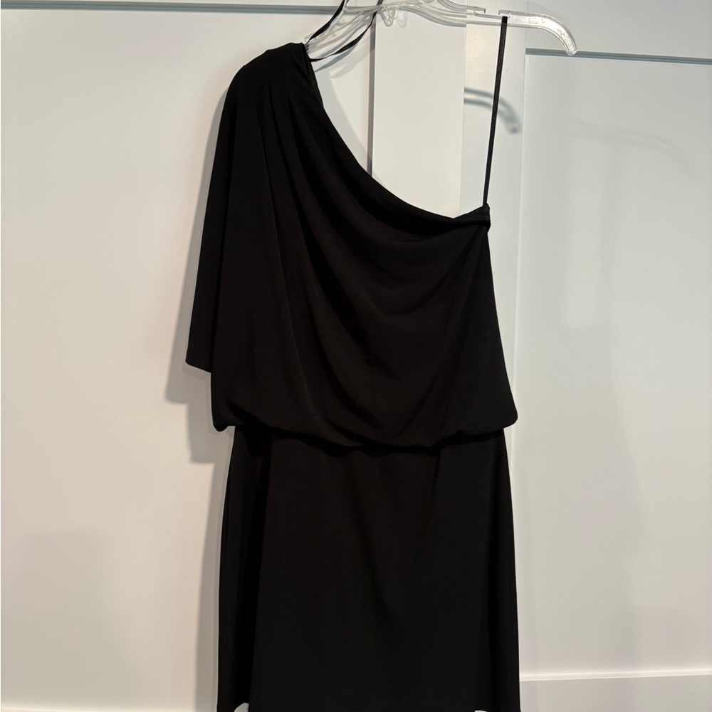 Jessica Simpson Chic Black One-Shoulder Dress